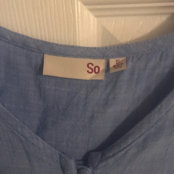 Light blue knot top - Picture 4 of 4